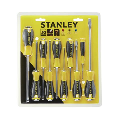 stanley 10 piece screwdriver set